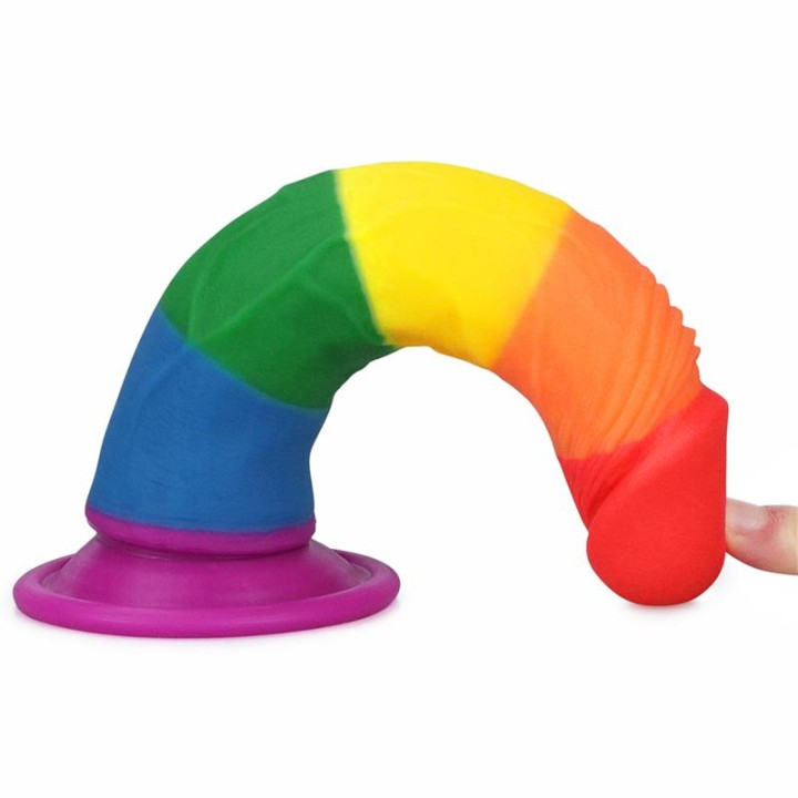 Dildo Prider 7 Silicona Líquida LGBT